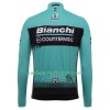 Radbekleidung Radtrikot Langarm + Lang Trägerhose 2017 Bianchi Countervail N001